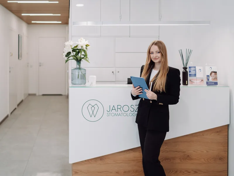 Recepcja gabinetu Jarosz Stomatologia Poznań